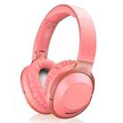 T-02 Macaron Gaming Learning Heavy Bass Foldable Bluetooth Headset(Watermelon Red) - 1