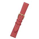 Chain Calfskin Lizard Pattern Watch Band, Size: Strap Width  16mm(Red Gold Pin Buckle) - 1