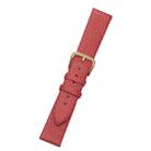 Chain Calfskin Lizard Pattern Watch Band, Size: Strap Width  20mm(Red Gold Pin Buckle) - 1