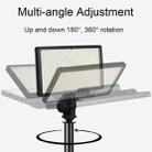 600 LEDs Stepless Adjustment Live Fill Light Reversible Photography Soft Light, Style: 10 inch(US Plug) - 4
