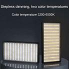600 LEDs Stepless Adjustment Live Fill Light Reversible Photography Soft Light, Style: 10 inch(US Plug) - 7