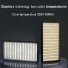1064 LEDs Stepless Adjustment Live Fill Light Reversible Photography Soft Light, Style: 12 inch(US Plug) - 7