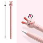 Cartoon Silicone Capacitive Pen Non-Slip And Anti-Drop Protective Cover For Apple Pencil 1(Rabbit) - 1