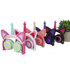 LX-CT888 3.5mm Wired Children Cartoon Glowing Horns Computer Headset, Cable Length: 1.5m(Unicorn Color Petals) - 2