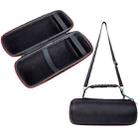 P402 For JBL Pulse4 Velvet Lining Portable Storage Bag Protective Cover(Black Net Grid) - 1