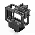 Ulanzi G9-4 Plastic Frame Camera Cage Case With Cold Shoe Base For GoPro HERO10 Black / HERO9 Black(Black) - 1