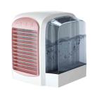 F10 Mini Portable USB Fan Household Desktop Water-Cooled Air-Conditioning Fan(Pink) - 1