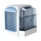 F10 Mini Portable USB Fan Household Desktop Water-Cooled Air-Conditioning Fan(Blue) - 1