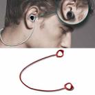 3 PCS Bluetooth Headphone Sports Silicone Anti-Lost Rope For Samsung GALAXLBuds 1 / 2(Red) - 1