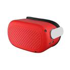 VR Glasses Silicone Waterproof Dust-Proof And Fall-Proof Protective Shell For Oculus Quest2(Red) - 1