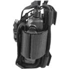 Outdoor Walkie Talkie Bag Mobile Phone Bag Mini Waist Bag Free Size(Black) - 4