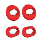 2 Sets Bluetooth Earphone Silicone Earplug Caps For Samsung Galaxy Buds Live(Red-2 Pairs) - 1