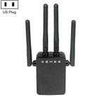 M-95B 300M Repeater WiFi Booster Wireless Signal Expansion Amplifier(Black - US Plug) - 1