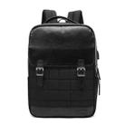 15.6 inch External USB Interface Laptop Backpack Waterproof Computer Bag(Black) - 1