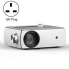 YG430 1080P 5G Mobile Phone Wireless Multi-Screen Version Home Projector Office HD Mini Portable Projector, Plug Type： UK Plug - 1