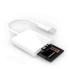 8 Pin to SD + TF Card Reader 2 in 1 Adapter For iPhone / iPad, Cable Length: 9.7cm(Double Slots) - 3