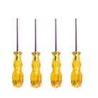 4 PCS Disassembly Tool Screwdriver Sleeve Applicable For Nintendo N64 / SFC / GB / NES / NGC(Transparent Yellow 4.5mm) - 1