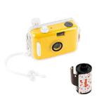 Cute Retro Film Waterproof Shockproof Camera With Disposable Film(Yellow White Shell) - 1