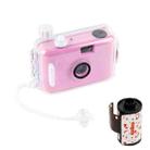 Cute Retro Film Waterproof Shockproof Camera With Disposable Film(Light Pink White Shell) - 1