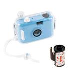 Cute Retro Film Waterproof Shockproof Camera With Disposable Film(Sky Blue White Shell) - 1