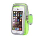 3 PCS Comfortable And Breathable Sports Arm Bag Mobile Phone Wrist Bag For 4-6.5 Inch Mobile Phone(Green) - 1