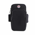 3 PCS Running Mobile Phone Arm Bag Men And Women Fitness Outdoor Hand Bag Wrist Bag  for Mobile Phones Within 6.5 inch( Black) - 1