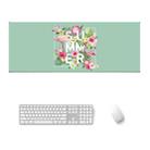 800x300x3mm Office Learning Rubber Mouse Pad Table Mat(2 Flamingo) - 1