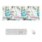 800x300x4mm Office Learning Rubber Mouse Pad Table Mat(14 Tropical Rainforest) - 1