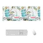 900x400x3mm Office Learning Rubber Mouse Pad Table Mat(14 Tropical Rainforest) - 1