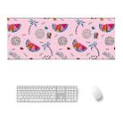 900x400x4mm Office Learning Rubber Mouse Pad Table Mat(4 Colorful Summer) - 1