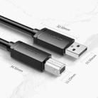 3 PCS Jasoz USB Printing Data Cable Oxygen-Free Copper Core, Cable Length: 10m - 2