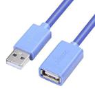 3 PCS Jasoz USB Male to Female Oxygen-Free Copper Core Extension Data Cable, Colour: Dark Blue 1m - 1