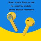 XHR TWS Touch Control Wireless Bluetooth Headphones with Digital Display(Yellow) - 4