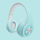 B39 Macaron Wireless Bluetooth Headset Foldable Gaming Headset Support TF Card(Sky Blue) - 1