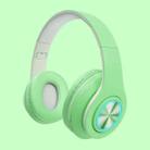 B39 Macaron Wireless Bluetooth Headset Foldable Gaming Headset Support TF Card(Matcha Green) - 1