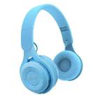 M6 Wireless Bluetooth Headset Folding Gaming Stereo Headset With Mic(Blue) - 1
