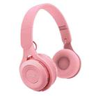 M6 Wireless Bluetooth Headset Folding Gaming Stereo Headset With Mic(Pink) - 1