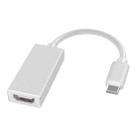 HW-TC01A USB 3.1 Type-C To HDMI Adapter Cable For Computer Phone Projectior(Silver) - 1