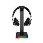 RGBD9 RGB Headset Stand Color-Changing Gaming Headset Stand Gaming Headset Display Stand with Dual USB Ports(Black) - 2