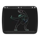 15inch Charging Tablet Doodle Message Double Writing Board LCD Children Drawing Board, Specification: Colorful Lines (Black)  - 1