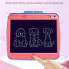 9 Inch Charging LCD Copy Writing Panel Transparent Electronic Writing Board, Specification: Colorful Lines (Pink) - 5