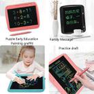 Children LCD Painting Board Electronic Highlight Written Panel Smart Charging Tablet, Style: 9 inch Monochrome Lines (Pink) - 7