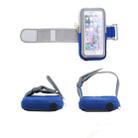 Sport Armband Belt Cover Running Transparent Bag for Mobile Phones below 5.5 inch(Blue) - 2