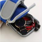 Sport Armband Belt Cover Running Transparent Bag for Mobile Phones below 5.5 inch(Blue) - 5