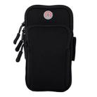 Sport Armband Waterproof Phone Holder Case Bag for 4-6 inch Phones(Black) - 1