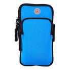Sport Armband Waterproof Phone Holder Case Bag for 4-6 inch Phones(Blue) - 1