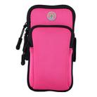 Sport Armband Waterproof Phone Holder Case Bag for 4 -6 inch Phones(Rose) - 1