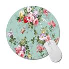 3 PCS Round Rose Flower Rubber Cloth Mouse Pad Heat Transfer Non-Slip Mouse Pad, Size:  20 x 20cm(Rose 3) - 1