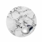 3 PCS Marbled Round Mouse Pad Rubber Non-Slip Mouse Pad, Size: 20 x 20cm Not Overlocked(Marble 4) - 1