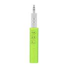 H-139 3.5mm Lavalier Bluetooth Audio Receiver with Metal Adapter(Green) - 1